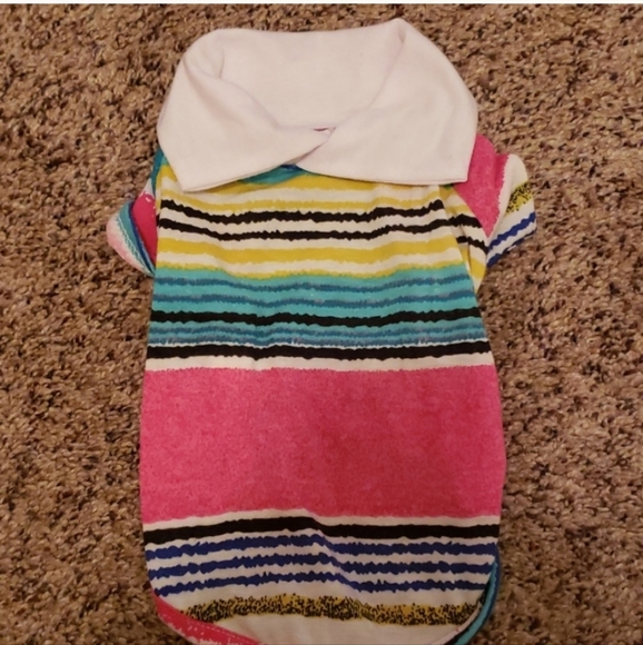 Dog Collared Striped Top - Picture 1 of 2